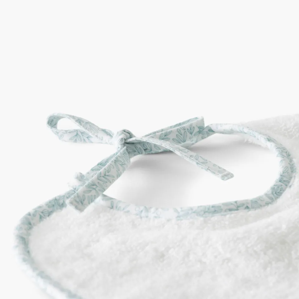 Carré Blanc Bavoir coton bio Jardine blanc|Enfant Bavoirs & Mini-bavoirs