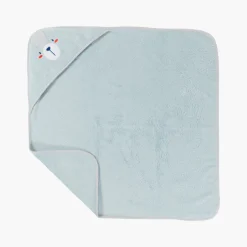 Carré Blanc Cape de bain coton Artica givre|Enfant Capes De Bain