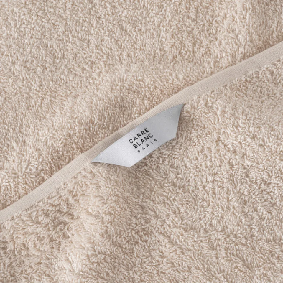 Carré Blanc Drap de bain coton bio Bienvenue naturel|Enfant Draps De Bain|Nouveautés Bébénew