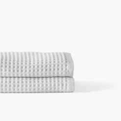 Carré Blanc Drap de bain coton bio Quadro blanc|Femme Coffrets Cadeaux|Draps De Bain
