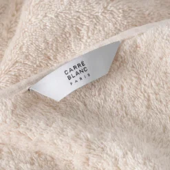 Carré Blanc Drap de bain coton Eclats naturel| Draps De Bain