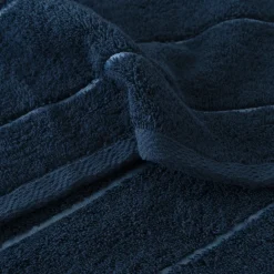 Carré Blanc Drap de bain coton Hypnotic Marine| Draps De Bain