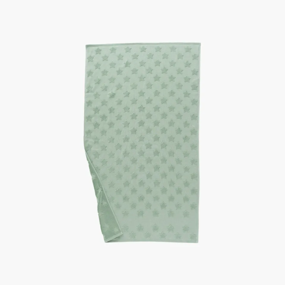 Carré Blanc Drap de bain coton Monjour eucalyptus|Enfant Draps De Bain|Nouveautés Bébénew