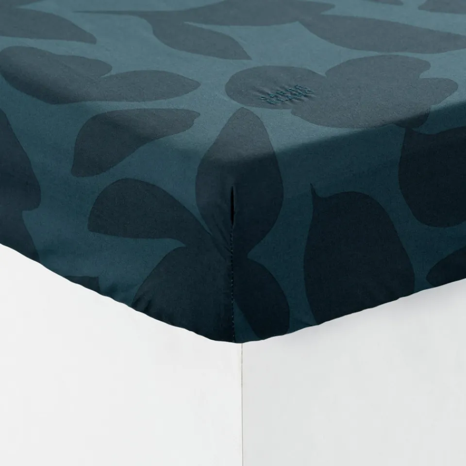 Carré Blanc Drap housse coton Eclats| Draps Housse