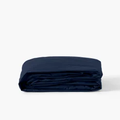 Carré Blanc Drap housse percale de coton Neo marine|Enfant Draps Housse|Draps Housse