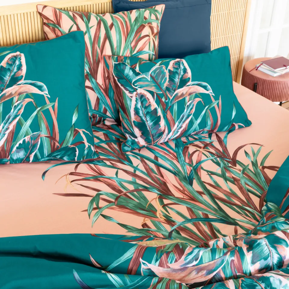Carré Blanc Drap housse percale de coton Calathéa| Draps Housse