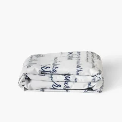Carré Blanc Drap housse percale de coton Simones| Draps Housse