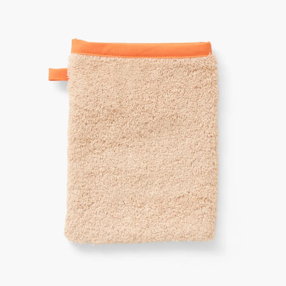 Carré Blanc Gant de toilette coton bio Safari|Enfant Gants De Toilette