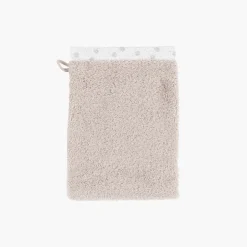 Carré Blanc Gant de toilette coton biologique Devine lin|Enfant Gants De Toilette