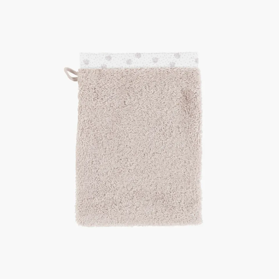 Carré Blanc Gant de toilette coton biologique Devine lin|Enfant Gants De Toilette