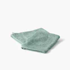 Carré Blanc Gant de toilette coton Lola II argile| Gants De Toilette