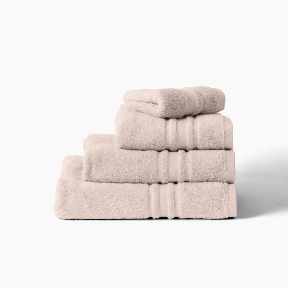 Carré Blanc Gant de toilette coton Lola II lin| Gants De Toilette