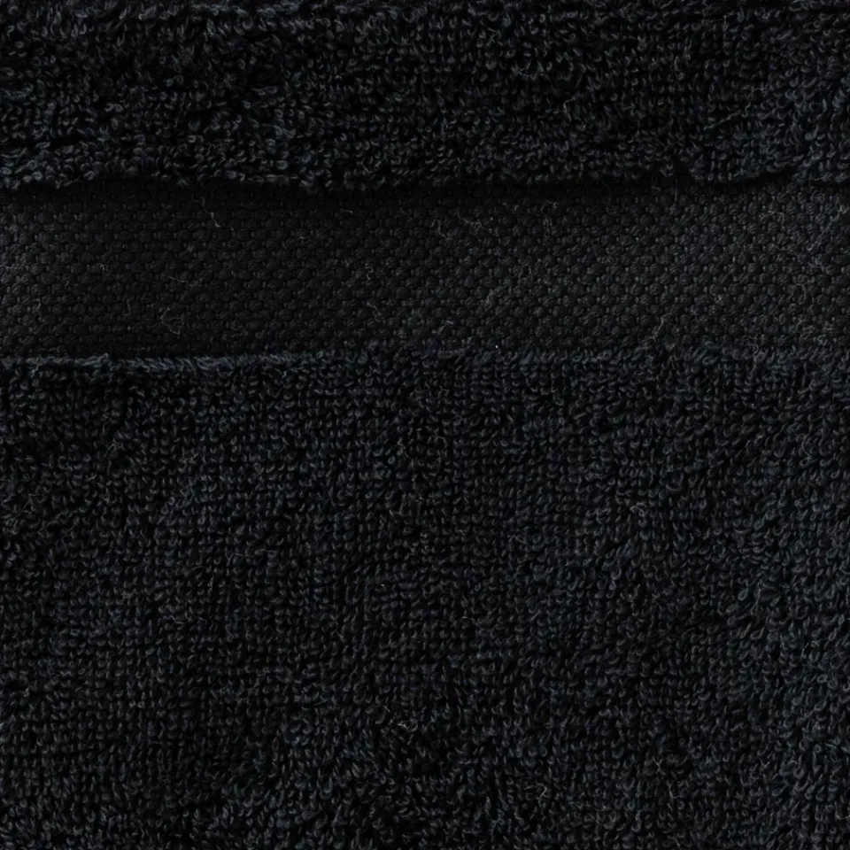 Carré Blanc Gant de toilette coton Lola II noir| Gants De Toilette