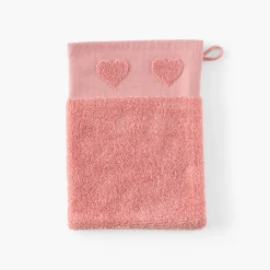 Carré Blanc Gant de toilette coton Monjour sorbet|Enfant Gants De Toilette|Nouveautés Bébénew