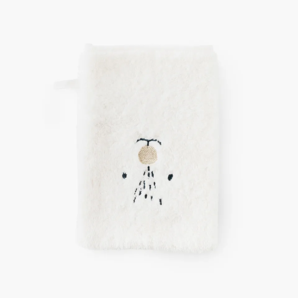 Carré Blanc Gant de toilette coton Xmasful ivoire|Enfant Gants De Toilette|Nouveautés Bébénew