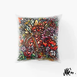 Carré Blanc Housse de coussin coton Jakè x|Homme Housses De Coussin|Coffrets Cadeaux