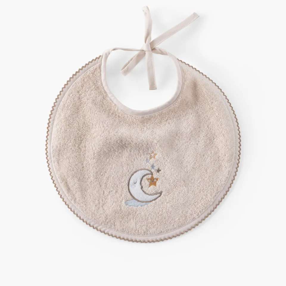 Carré Blanc Mini bavoir coton bio Bienvenue naturel|Enfant Nouveautés Bébénew|Bavoirs & Mini-bavoirs