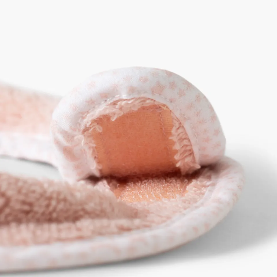 Carré Blanc Mini bavoir coton bio Illumine vieux rose|Enfant Bavoirs & Mini-bavoirs