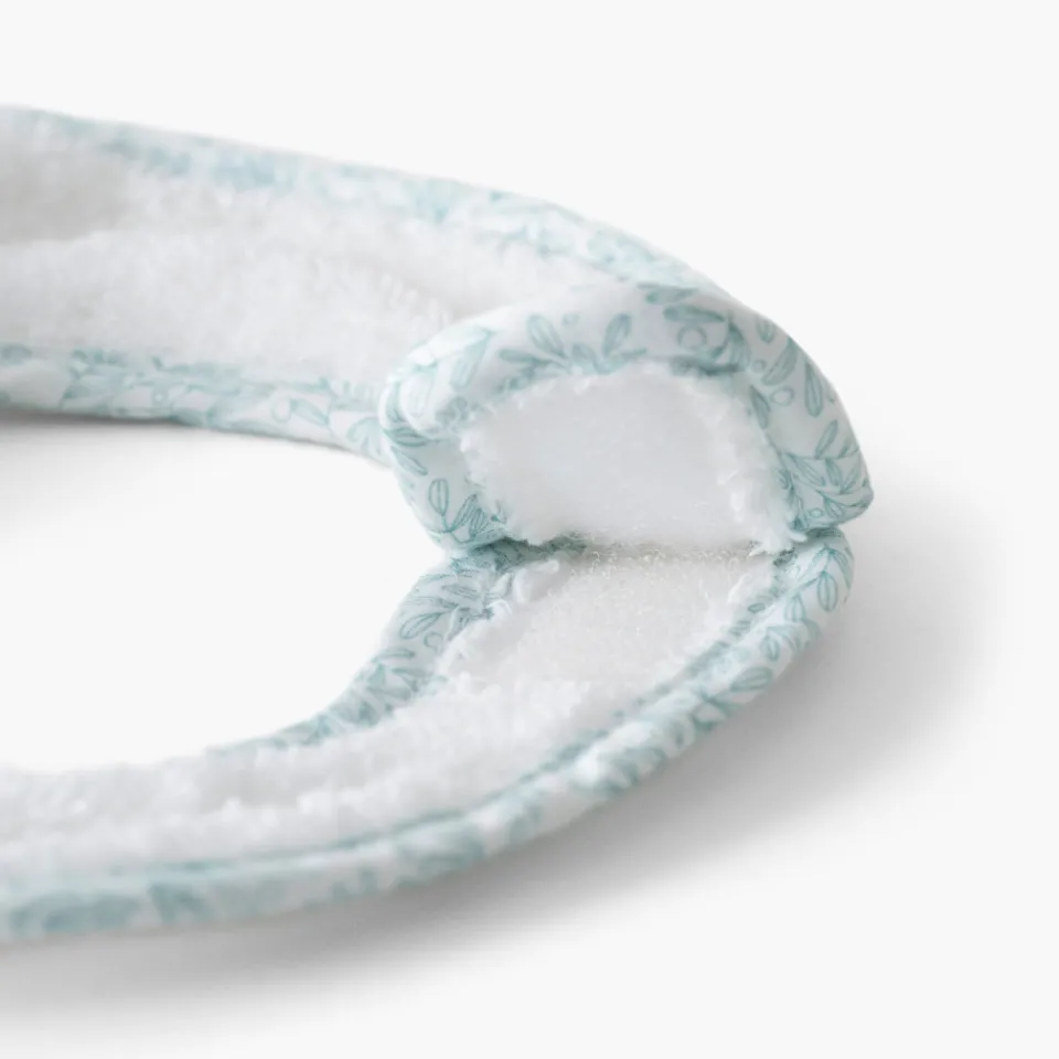 Carré Blanc Mini bavoir coton bio Jardine blanc|Enfant Bavoirs & Mini-bavoirs