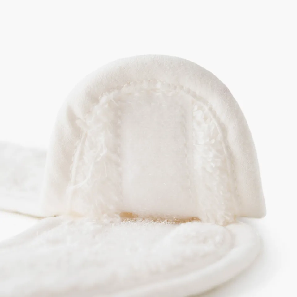 Carré Blanc Mini bavoir coton Xmasful ivoire|Enfant Bavoirs & Mini-bavoirs|Nouveautés Bébénew