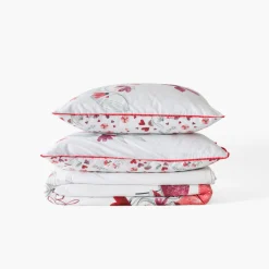 Carré Blanc Parure de lit coton bio Mes rêves|Enfant Linge De Litbio
