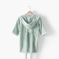 Carré Blanc Peignoir bébé coton bio Jardine amande|Enfant Peignoirs 12 Mois - 10 Ans