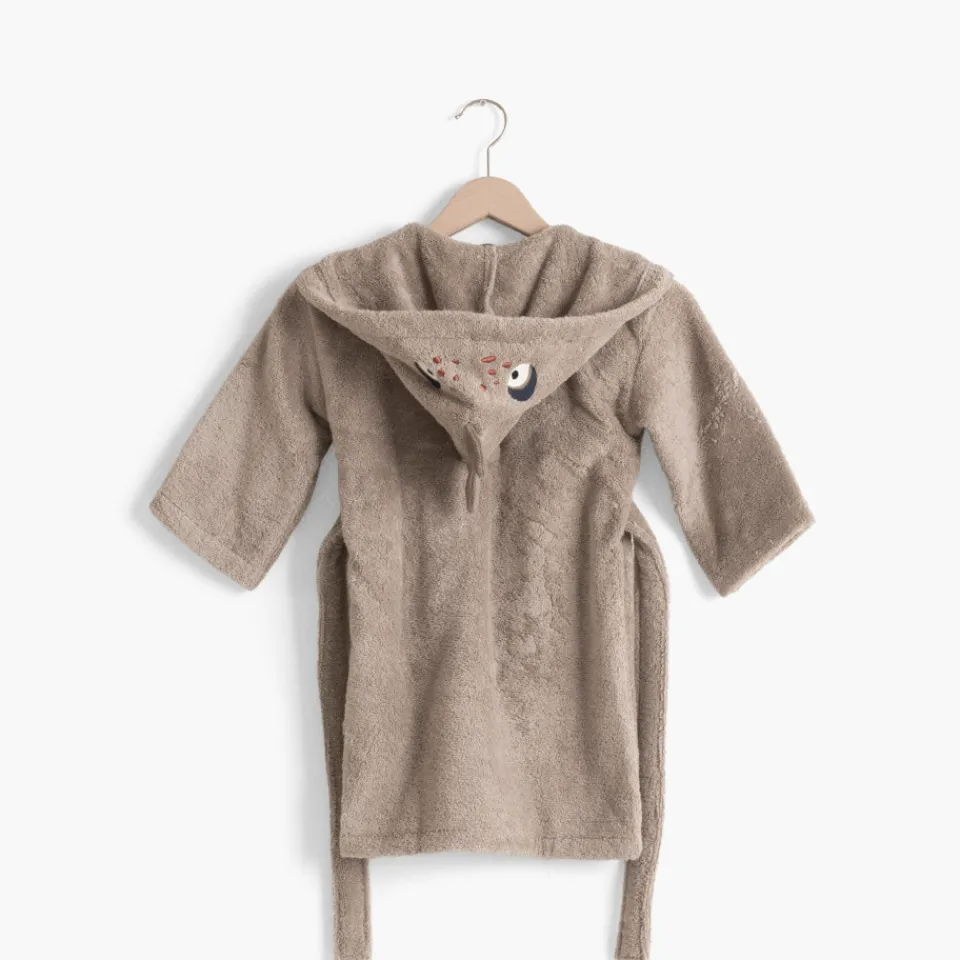 Carré Blanc Peignoir enfant coton Happyful lin|Enfant Peignoirs 12 Mois - 10 Ans