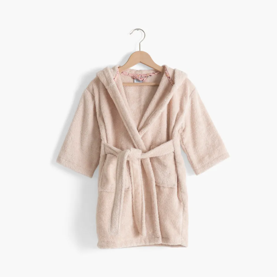 Carré Blanc Peignoir enfant coton Happyful Nude|Enfant Peignoirs 12 Mois - 10 Ans