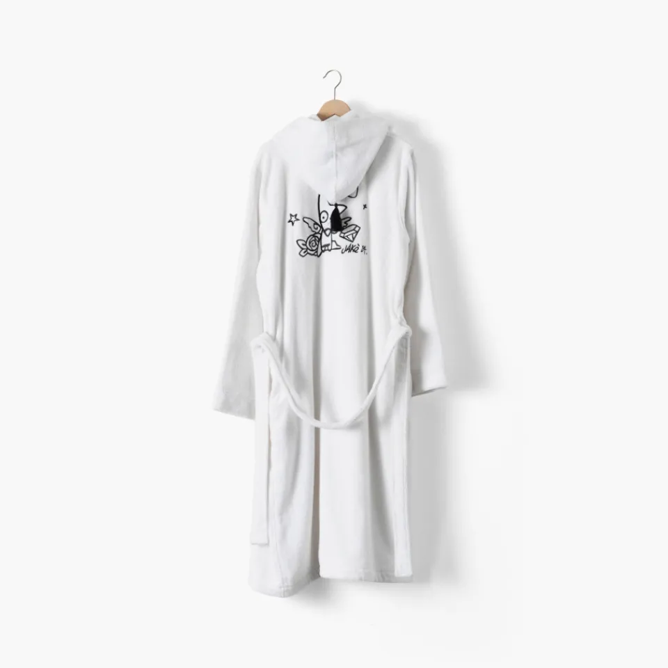 Carré Blanc Peignoir homme coton Jakè x|Homme Coffrets Cadeaux|Peignoirs Homme