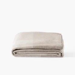 Carré Blanc Plaid Adret beige|Homme Coffrets Cadeaux|Plaids Et Couvre-lits