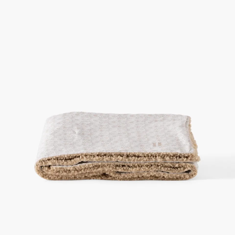 Carré Blanc Plaid Merveille beige|Enfant Accessoires|Nouveautés Bébénew