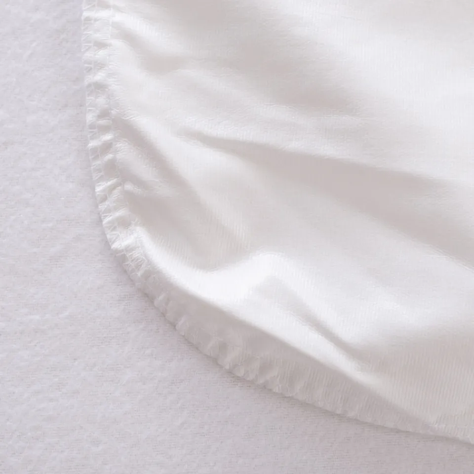 Carré Blanc Protège matelas grand bonnet imperméable Aube| Protège Matelas & Oreillers