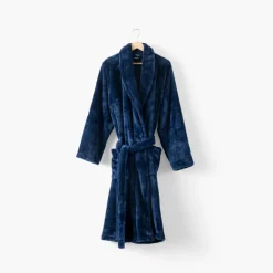 Carré Blanc Robe de chambre polaire homme Gabriel marine|Homme Coffrets Cadeaux|Robe De Chambre Homme
