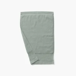 Carré Blanc Serviette de toilette bouclette de coton biologique Source lichen| Serviettes De Toilette