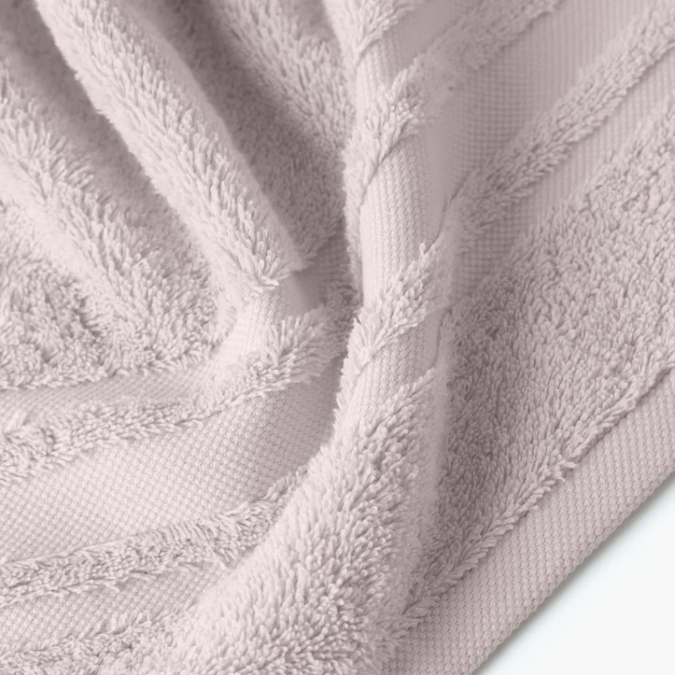 Carré Blanc Serviette de toilette coton Lola II nude| Serviettes De Toilette