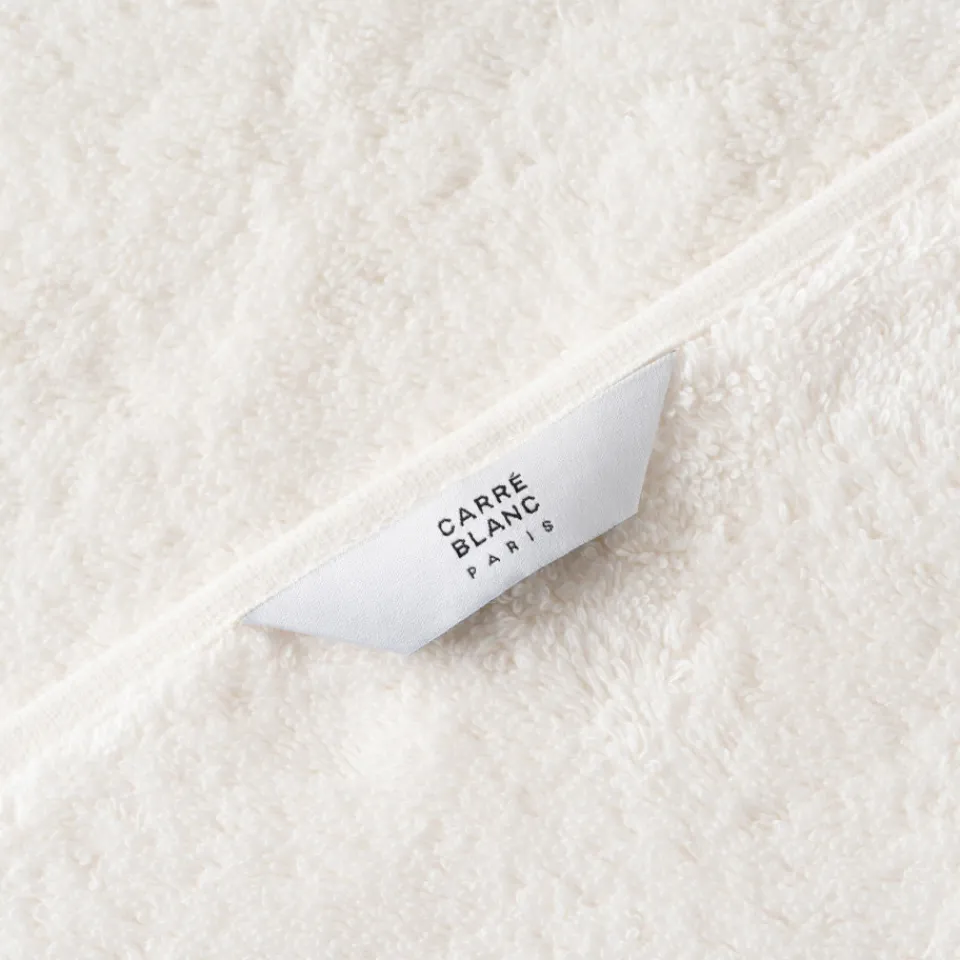 Carré Blanc Serviette de toilette coton Xmasful ivoire|Enfant Serviettes De Toilette|Nouveautés Bébénew