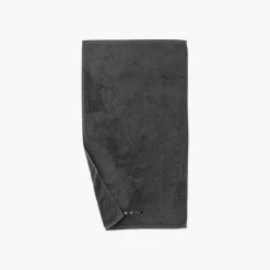Carré Blanc Serviette de toilette coton Dotsy charbon|Homme Coffrets Cadeaux|Serviettes De Toilette