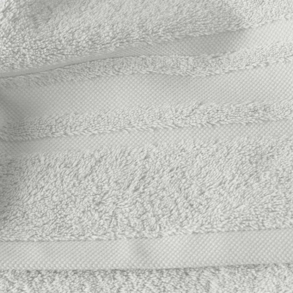 Carré Blanc Serviette de toilette coton Lola II perle| Serviettes De Toilette