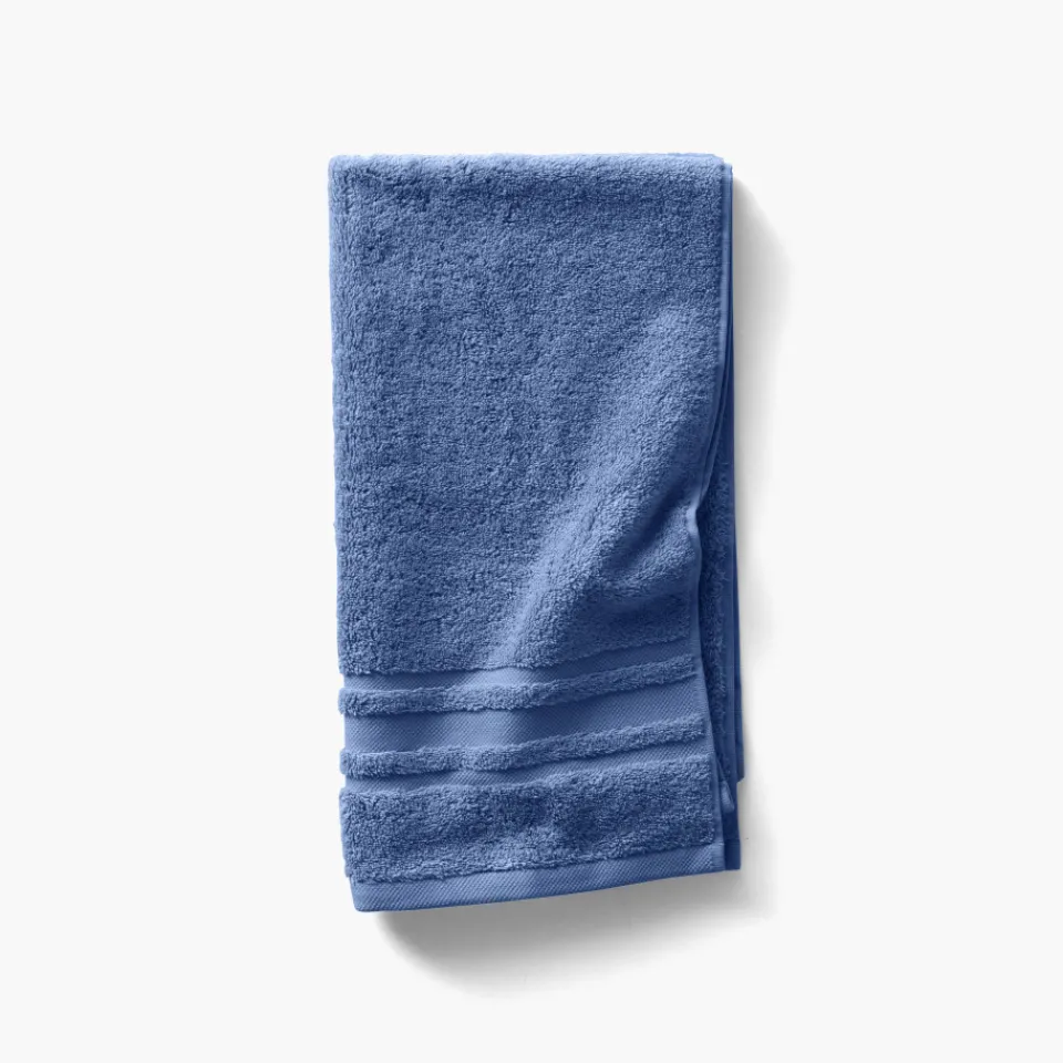 Carré Blanc Serviette de toilette coton Lola II encre| Serviettes De Toilette