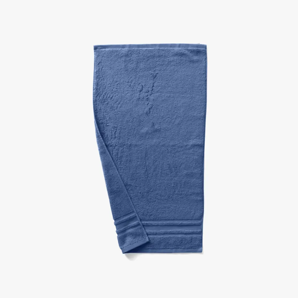 Carré Blanc Serviette de toilette coton Lola II encre| Serviettes De Toilette