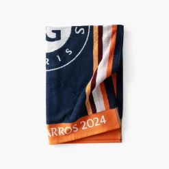 Carré Blanc Serviette de toilette joueur•se Roland-Garros 2024 marine|Homme Coffrets Cadeaux|Roland-garroscollab