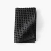 Carré Blanc Serviette invité coton bio Quadro charbon|Homme Coffrets Cadeaux|Serviettes Invité
