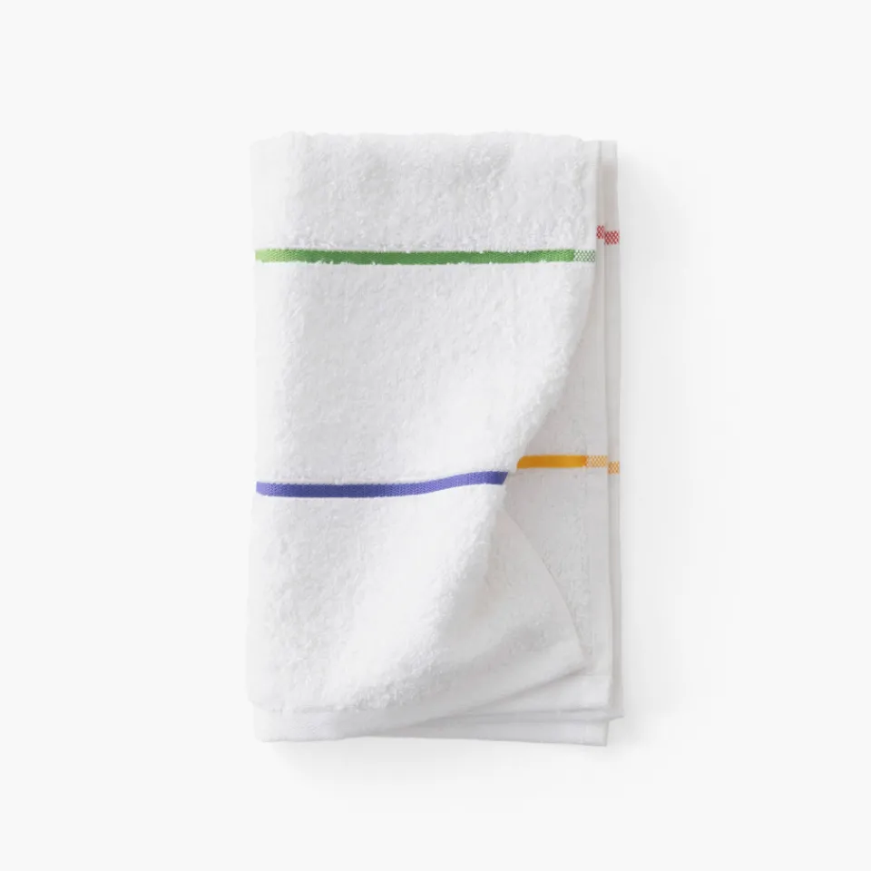 Carré Blanc Serviette invité coton Rosella blanc| Serviettes Invité