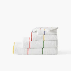 Carré Blanc Serviette invité coton Rosella blanc| Serviettes Invité