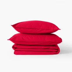 Carré Blanc Taie de traversin percale de coton Neo grenadine| Taies De Traversin