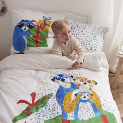 Carré Blanc Taie d'oreiller carrée coton bio Tadam enfant|Enfant Linge De Litbio|Taies D'oreiller