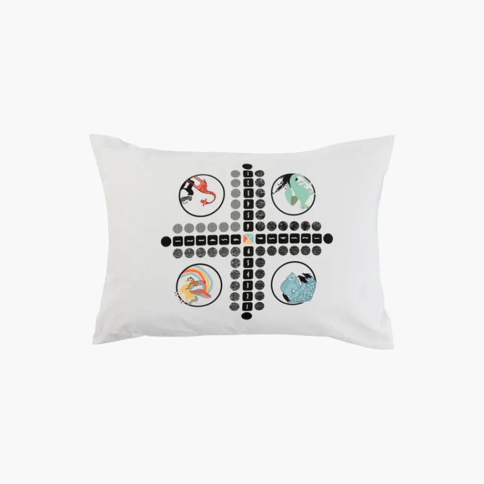 Carré Blanc Taie d'oreiller rectangulaire pur coton Jocamini|Enfant Taies D'oreiller