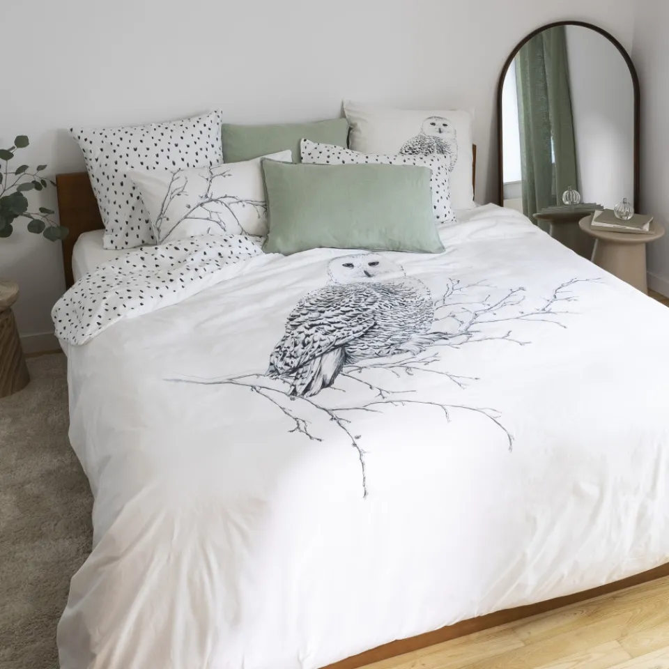 Carré Blanc Taie d'oreiller rectangulaire coton Harfang|Enfant Taies D'oreiller|Nouveautés Bébénew