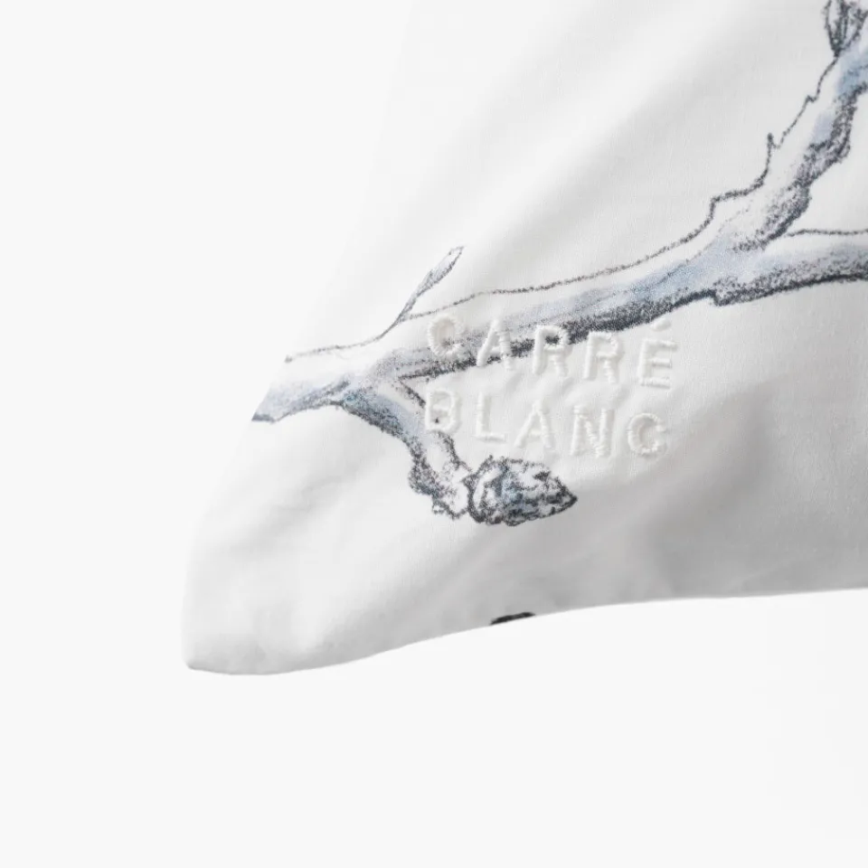 Carré Blanc Taie d'oreiller rectangulaire coton Harfang|Enfant Taies D'oreiller|Nouveautés Bébénew