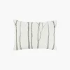 Carré Blanc Taie d'oreiller rectangulaire réversible percale de coton lavée biologique Monarbre| Taies D’oreiller